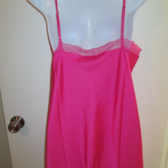 I.N.C. International Concepts Satin Lace-Trim Chemise - Divine Berry NWT Sz L - Picture 5 of 5